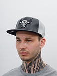 Бейсболка MITCHELL NESS арт. 6HSSMM19224-CBUBKGY Chicago Bulls NBA (черный / серый)